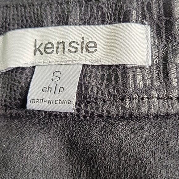 *KENSIE‎ Black Crocodile Print Mini Skirt Size Small - Picture 5 of 6